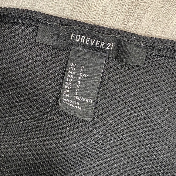 Forever 21 Black Body Suit Small S28 - Picture 3 of 3